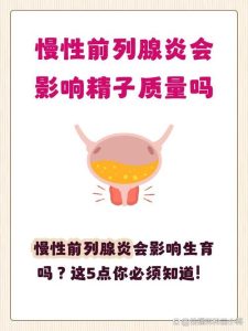 慢性前列腺炎会影响精子质量吗?-两性知识丨两性健康--你想了解的我都知道