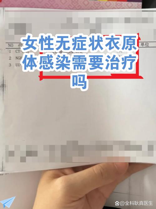 衣原体感染没症状要治吗