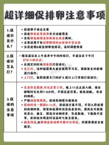 促排卵期间要注意哪些事项?这份实用清单请收好-两性知识丨两性健康--你想了解的我都知道