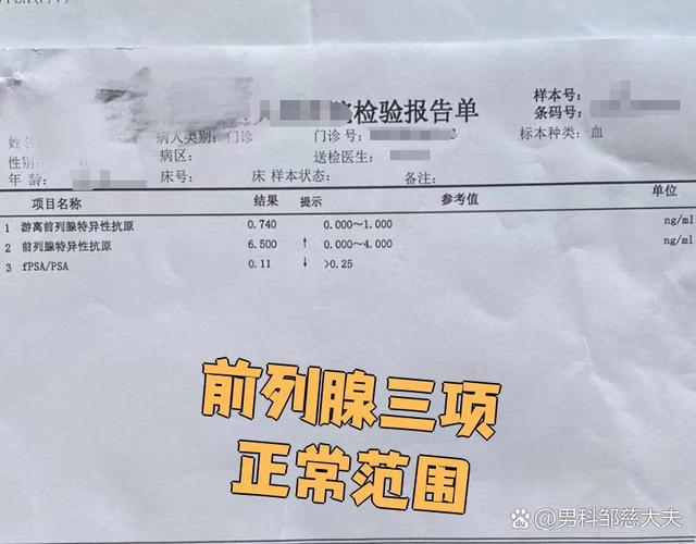 体检报告前列腺指标异常,先挂哪个科