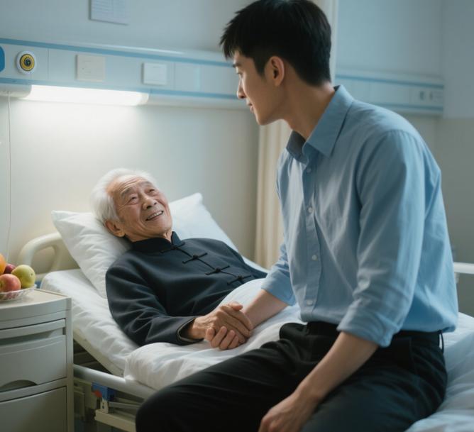 陪老年父亲看男科,家人怎么沟通