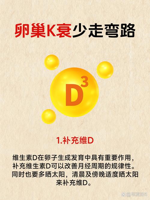 卵巢功能减退要补维生素D吗