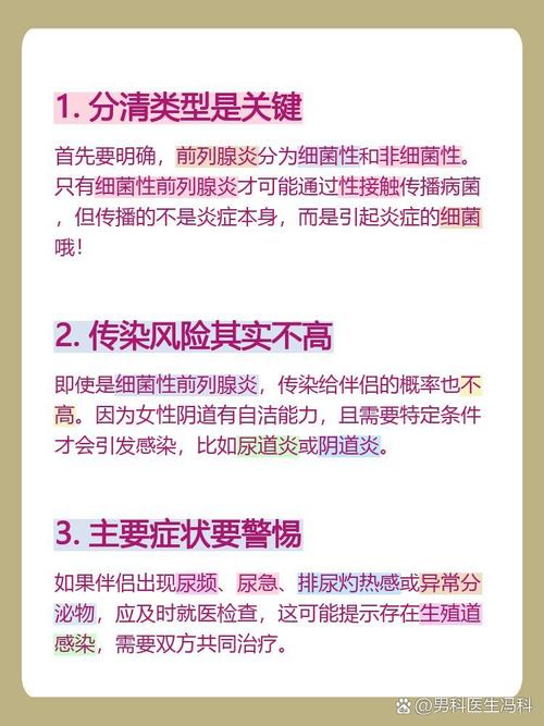 前列腺炎会传染给伴侣吗