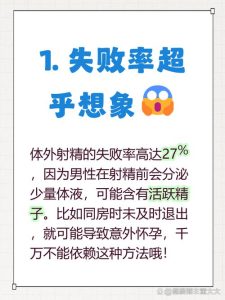 体外射精为什么容易失败?这3个原因很多人没搞懂-两性知识丨两性健康--你想了解的我都知道