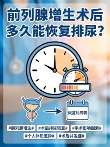 增生术后,排尿多久能改善-两性知识丨两性健康--你想了解的我都知道