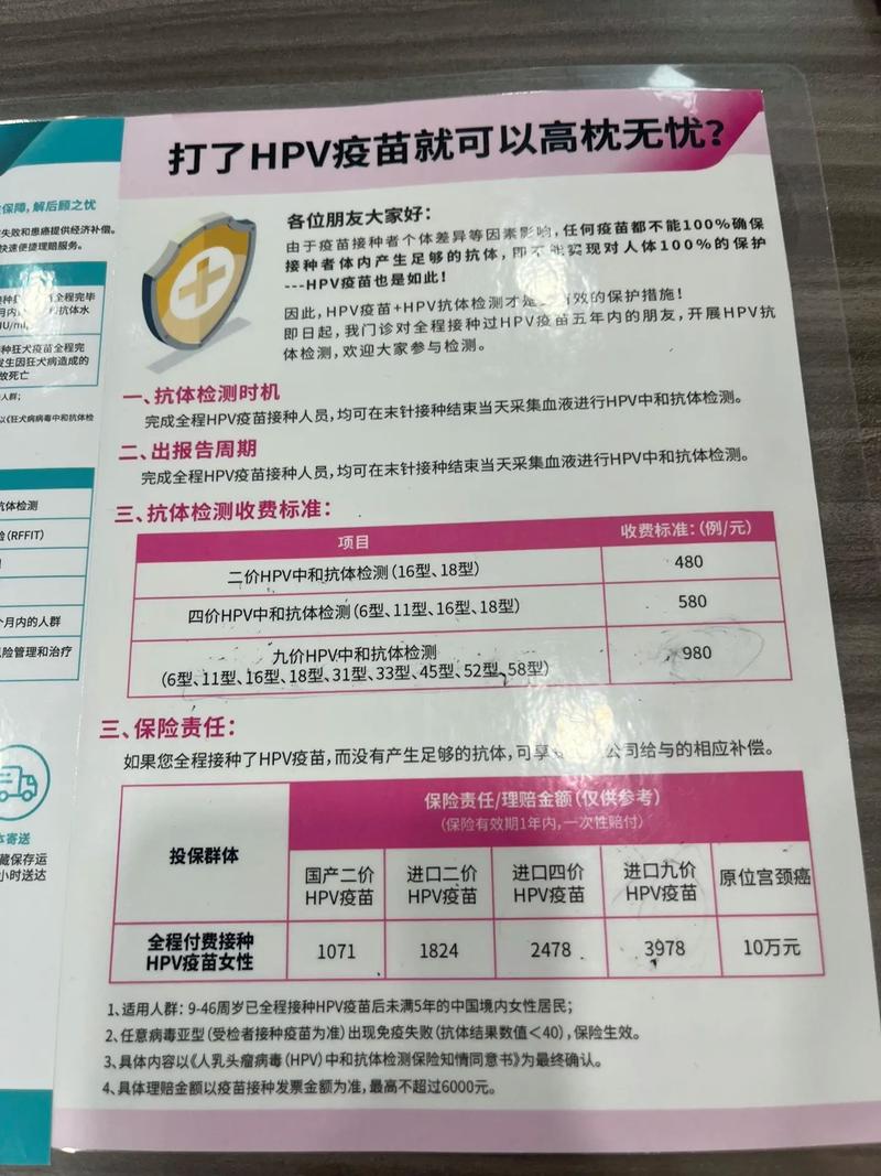 HPV疫苗打完后要查抗体吗