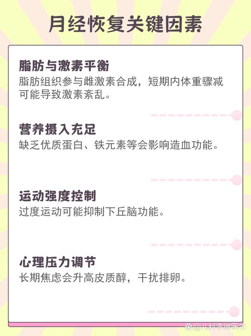 减重后月经会恢复吗