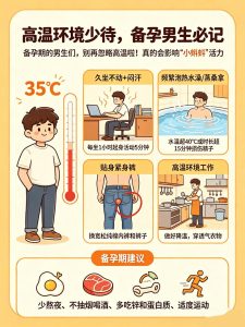 男性备孕要提前多久远离高温环境-两性知识丨两性健康--你想了解的我都知道