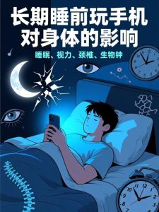 睡前玩手机影响生殖激素吗-两性知识丨两性健康--你想了解的我都知道