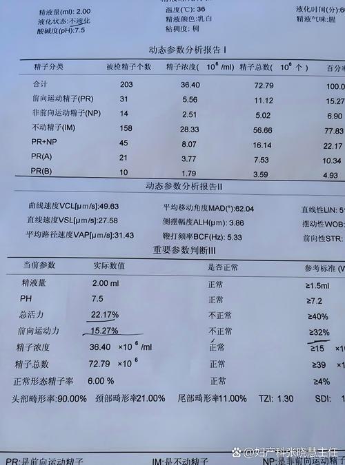 看懂精液报告先看哪几项