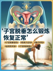 子宫脱垂轻度怎么锻炼?这几个动作在家就能做-两性知识丨两性健康--你想了解的我都知道