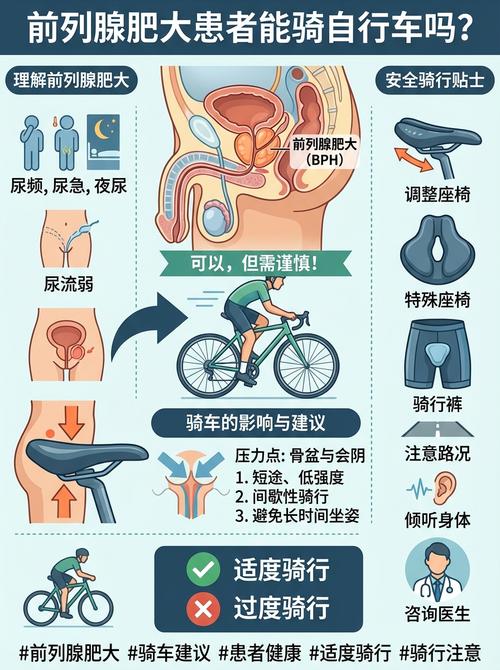前列腺增生能骑自行车吗