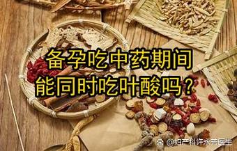 中药和叶酸能一起吃吗